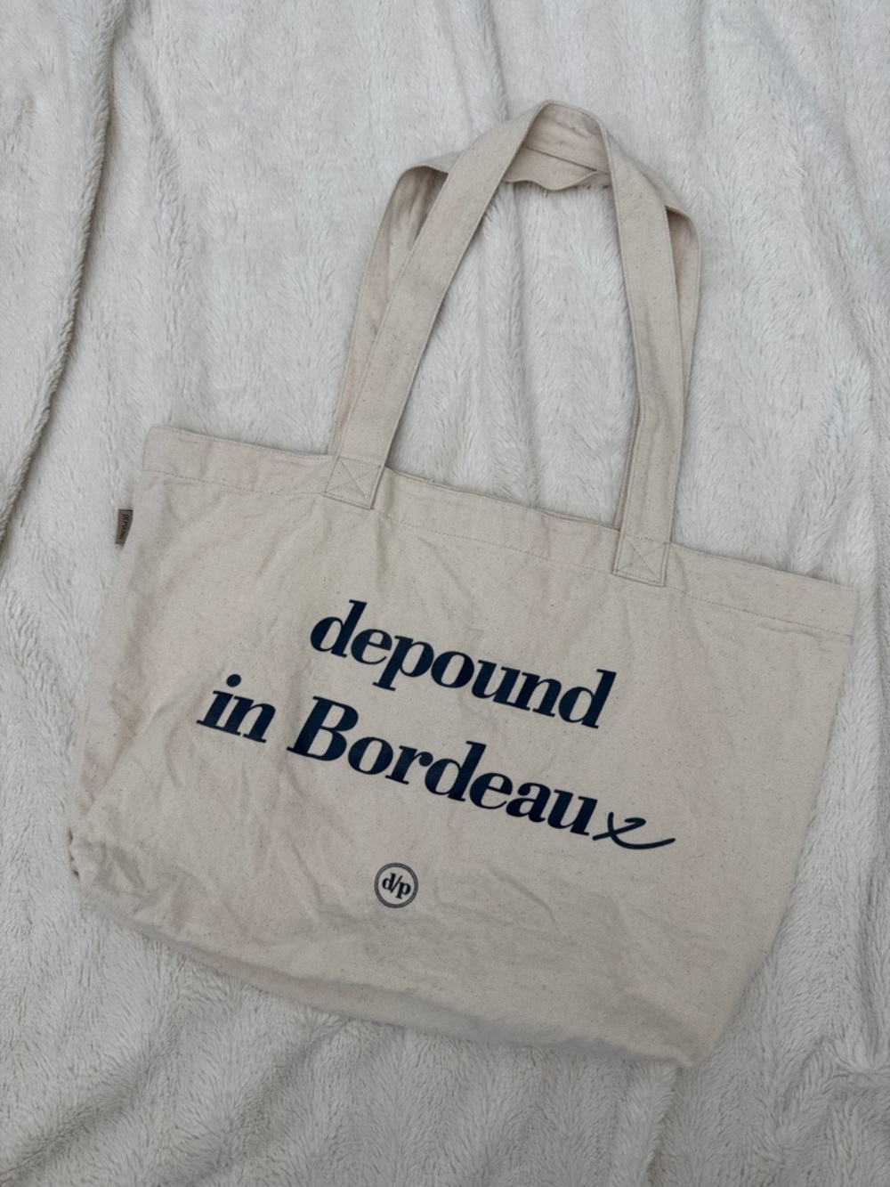 Depound in Bordeaux Canvas Tote Bag - Natural